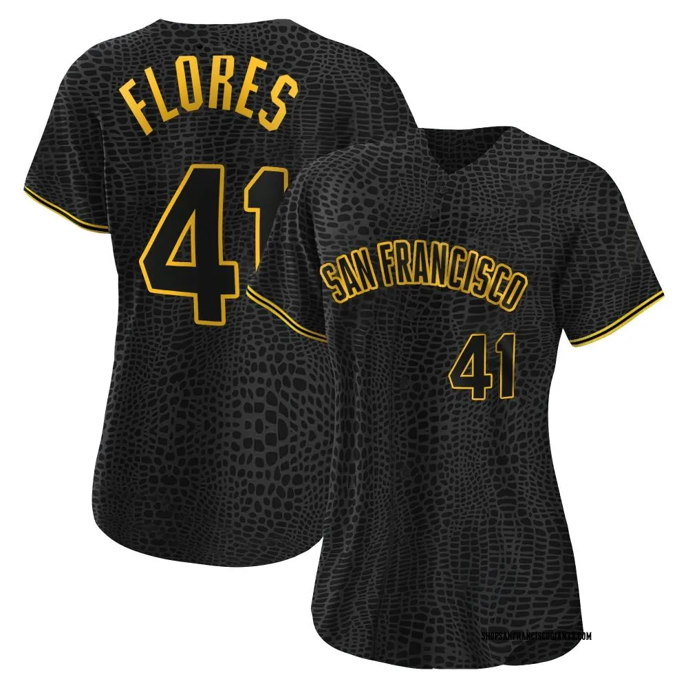 San Francisco Giants Wilmer Flores Gray Road Replica Jersey